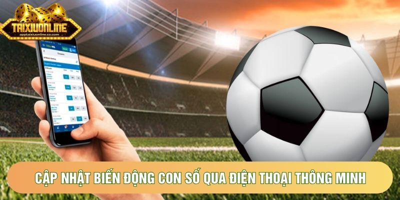Cập nhật biến động con số qua điện thoại thông minh